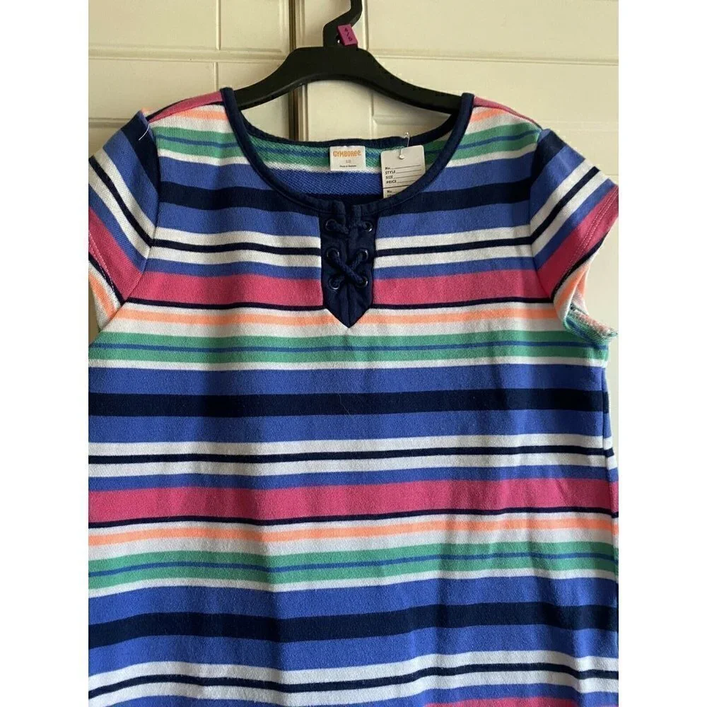 Gymboree Girl’s Size 12‎ Short Sleeve Striped Blue